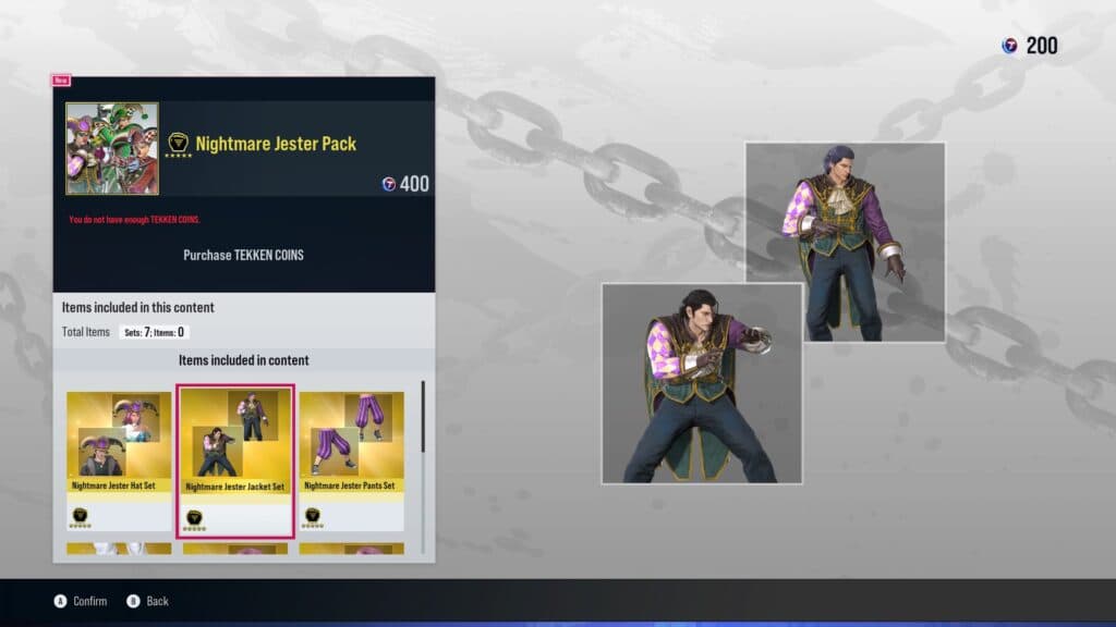 Jacket in Nightmare Jester pack (Image via esports.gg)