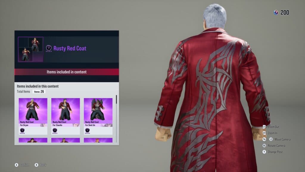 Red coat in TEKKEN 8 Fight Pass 7 (Image via esports.gg)