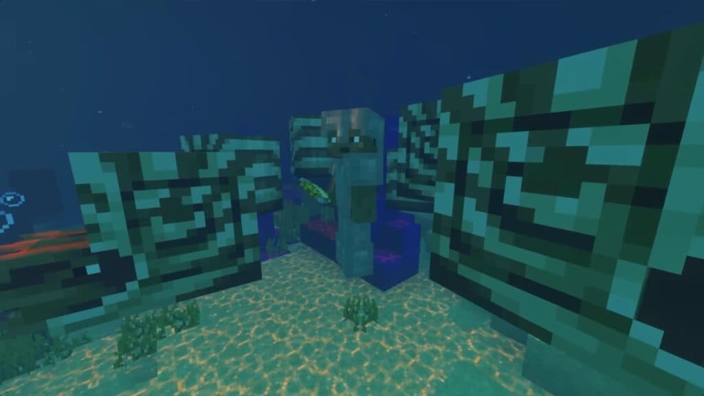 The Nautilus likes to eat pufferfish. (Image via Mojang)