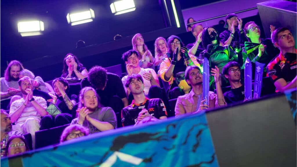 Fans in the Riot Games Arena during the VCT EMEA: Stage 2 Finals (Michal Konkol/Riot Games)