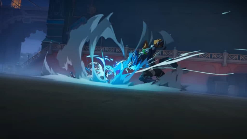 Ahri versus Warwick in the cinematic (Image via Riot Games)