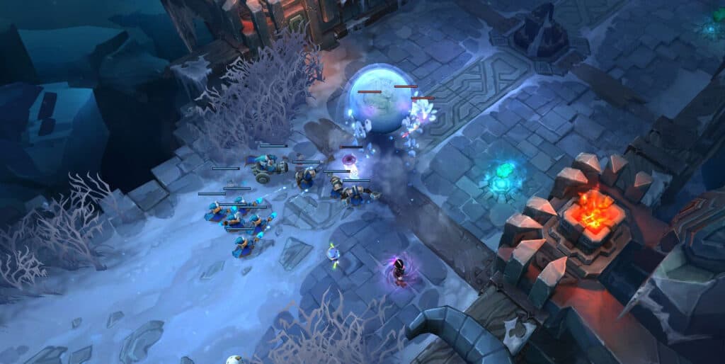Biggest Snowball Ever Augment in ARAM Mayhem (Image via Riot Games)