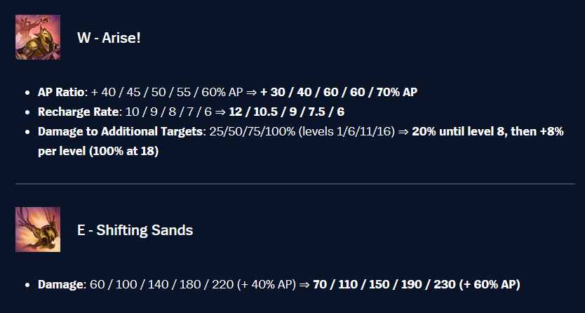 Azir changes on the <a href="https://www.leagueoflegends.com/en-ph/news/game-updates/patch-25-20-notes/" target="_blank" rel="noreferrer noopener">Worlds 2025 patch</a> (Image via Riot Games)