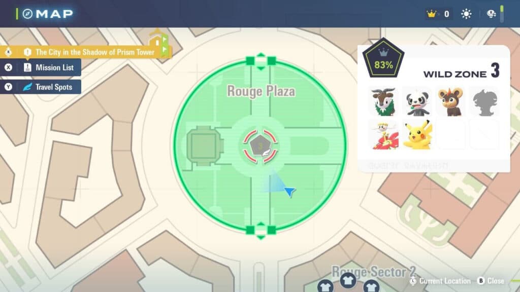 Wild Zone 3 in Pokémon Legends: Z-A. Screenshot by esports.gg