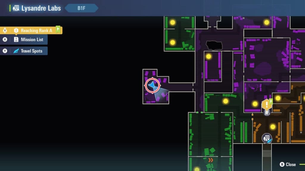 Beldum's location in Lysandre Labs. Screenshot by esports.gg