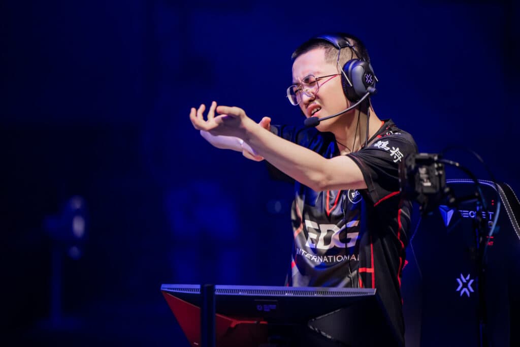 ZmjjKK in Masters Tokyo 2023 (Photo by Colin Young-Wolff/Riot Games)