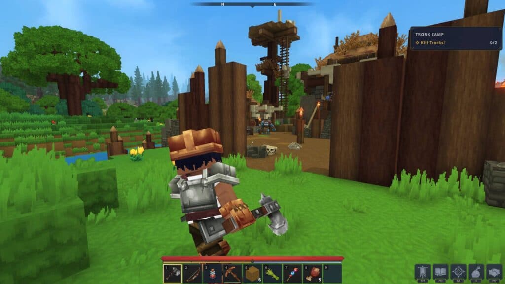 We are about to play a Skyrim and Minecraft-esque game soon (Screenshot via Hypixel Studios)
