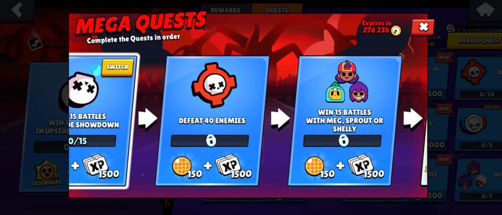 Mega Quests with waffles as rewards (Image via esports.gg)