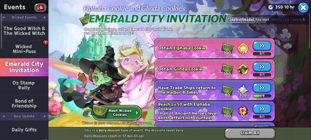 Complete tasks to earn draw tokens (Screenshot via esports.gg)