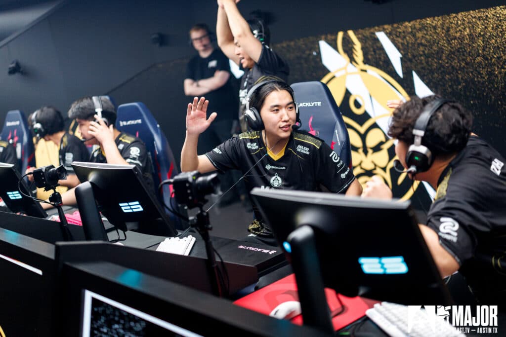 The MongolZ playing in the grand final at BLAST.tv Austin Major 2025 (Photo via BLAST | Michal Konkol)