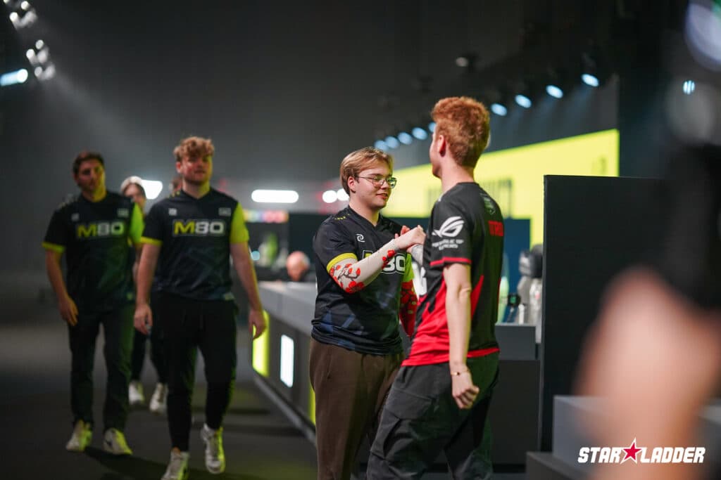 M80 after their match versus NRG (Image via StarLadder)