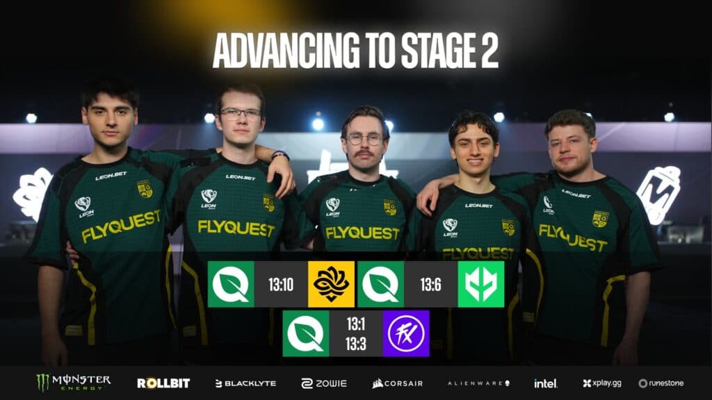 FlyQuest to Stage 2 (Image via StarLadder)
