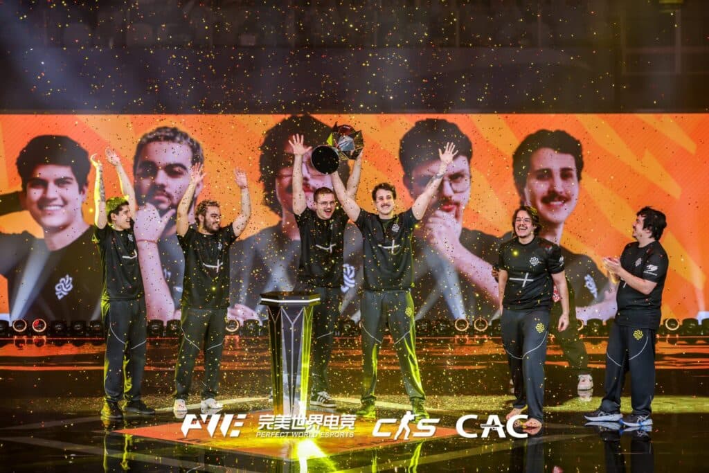 Legacy after winning CS Asia Championships 2025 (Image Perfect World CS)