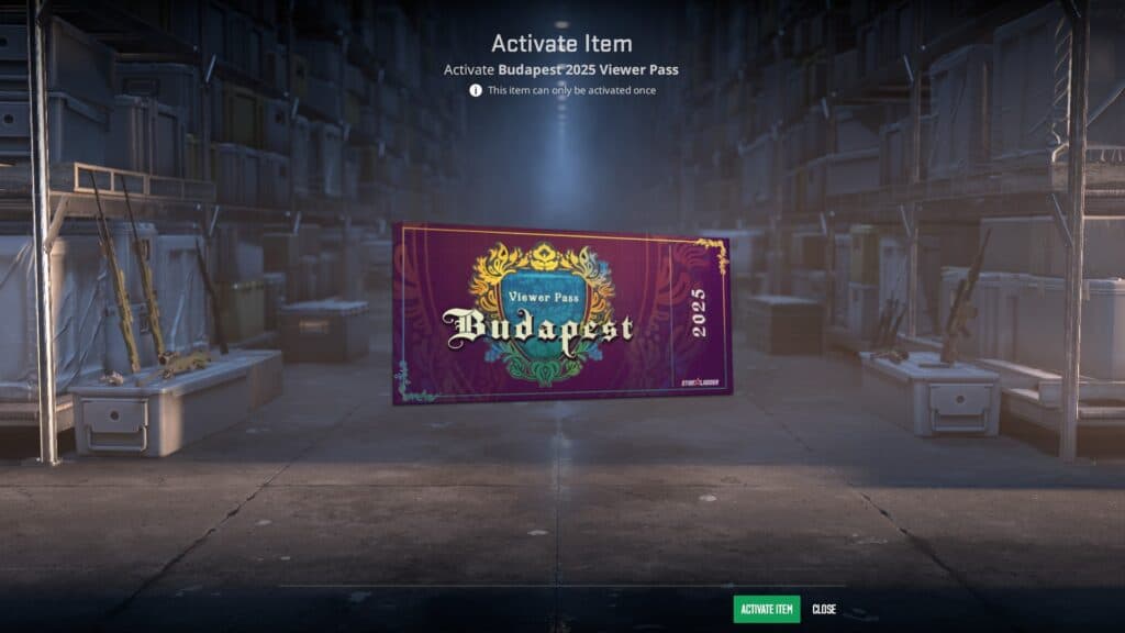 Budapest Major Viewer Pass (Image via esports.gg)