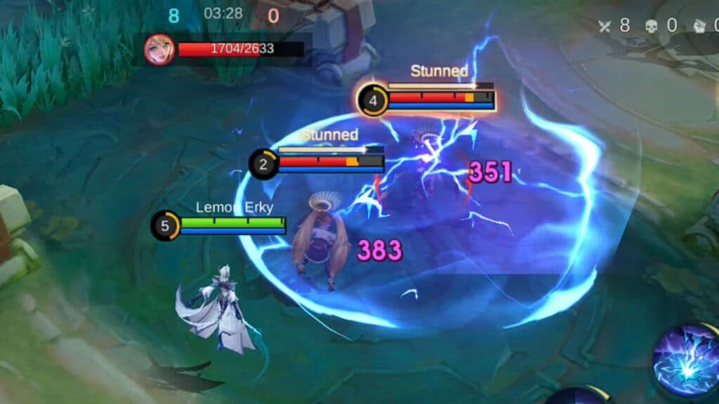 Extra AoE stun on enemies with Superconduct. (Screenshot via esports.gg)
