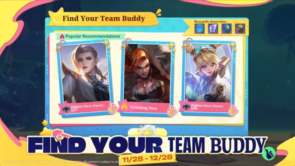 Interact with other players and find your next squad (Image via MOONTON Games)