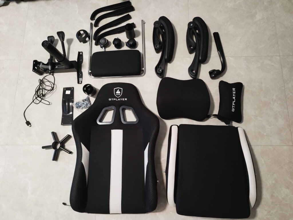 Assembly parts for GTPlayer GT905 RGB (Image by esports.gg)