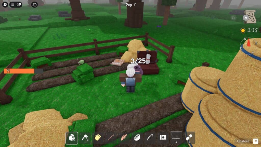 Getting a bandage from a chest (Screenshot via esports.gg)