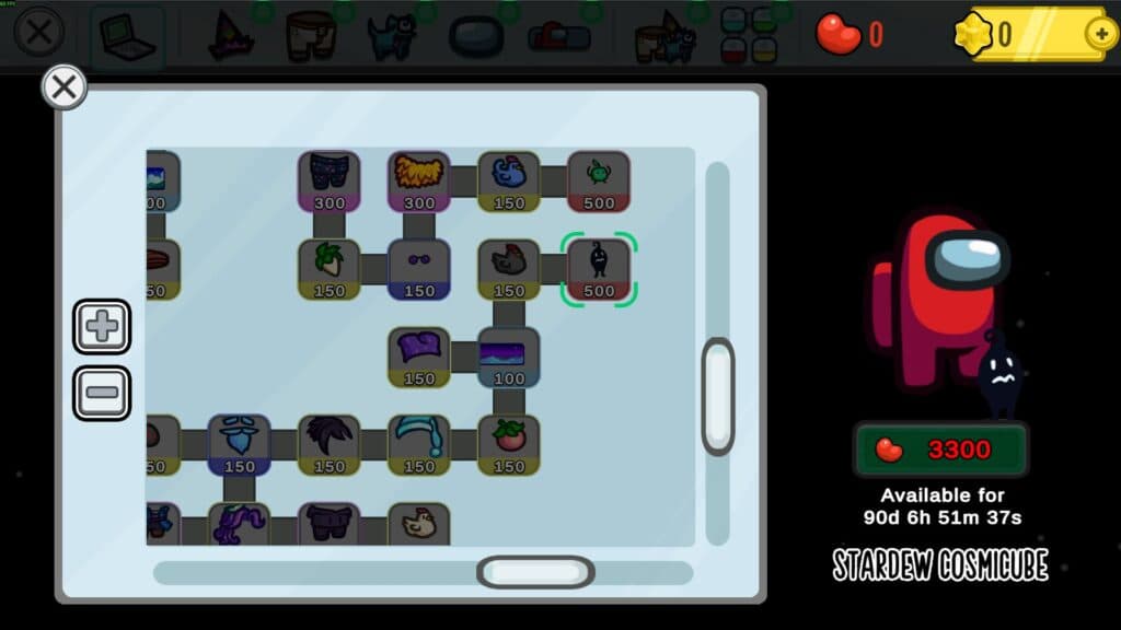 Collect enough Beans to unlock all the new cosmetics. (Screenshot via esports.gg)