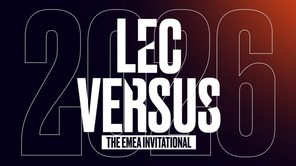 LEC Versus will be the first LEC tournament of 2026 (Image by Riot Games)
