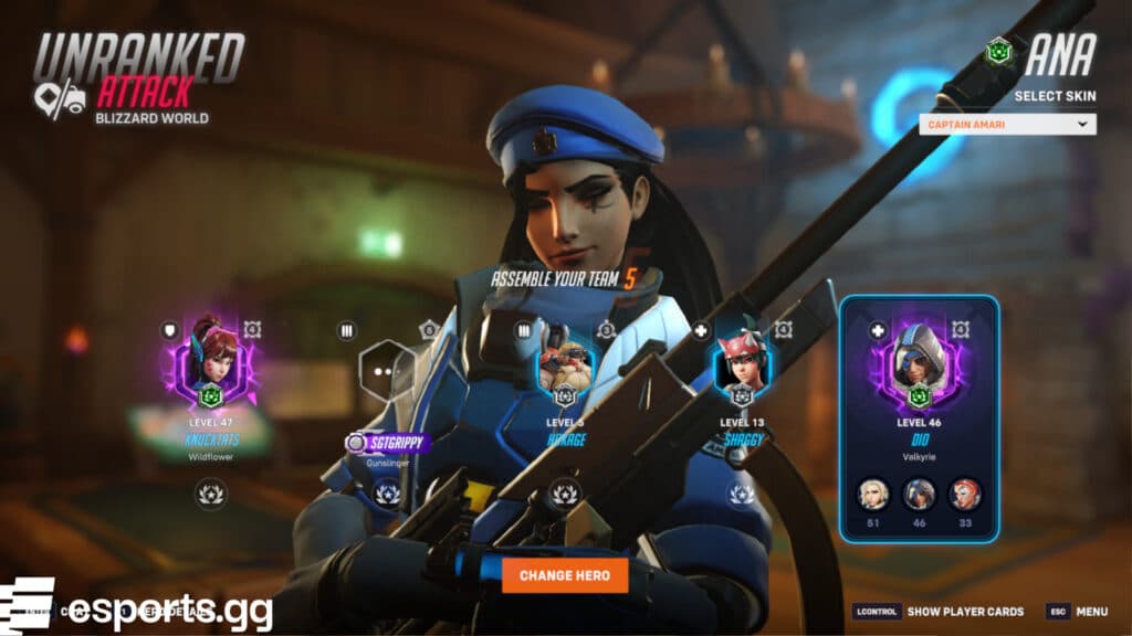 Overwatch 2 player cards update (Screenshot via esports.gg)