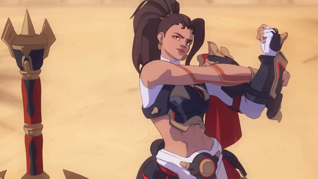 Vendetta in the hero trailer (Image via Blizzard Entertainment)