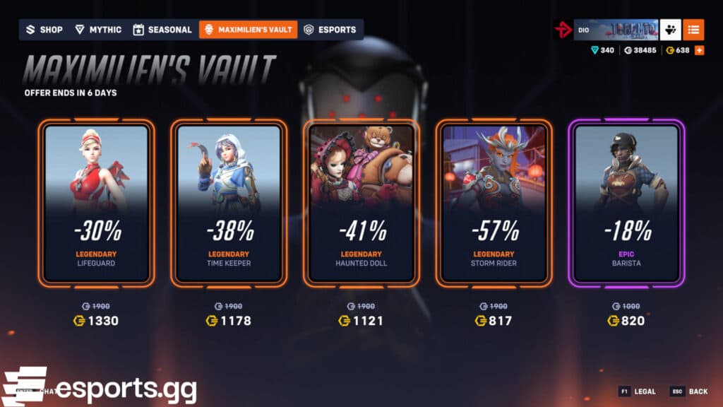 The rotation depends on your recent gameplay records and more (Screenshot via esports.gg)