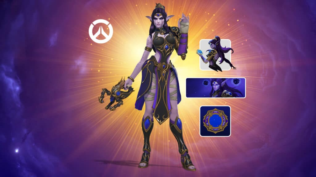 Xal'atath Symmetra in Overwatch 2 (Image via Blizzard Entertainment)
