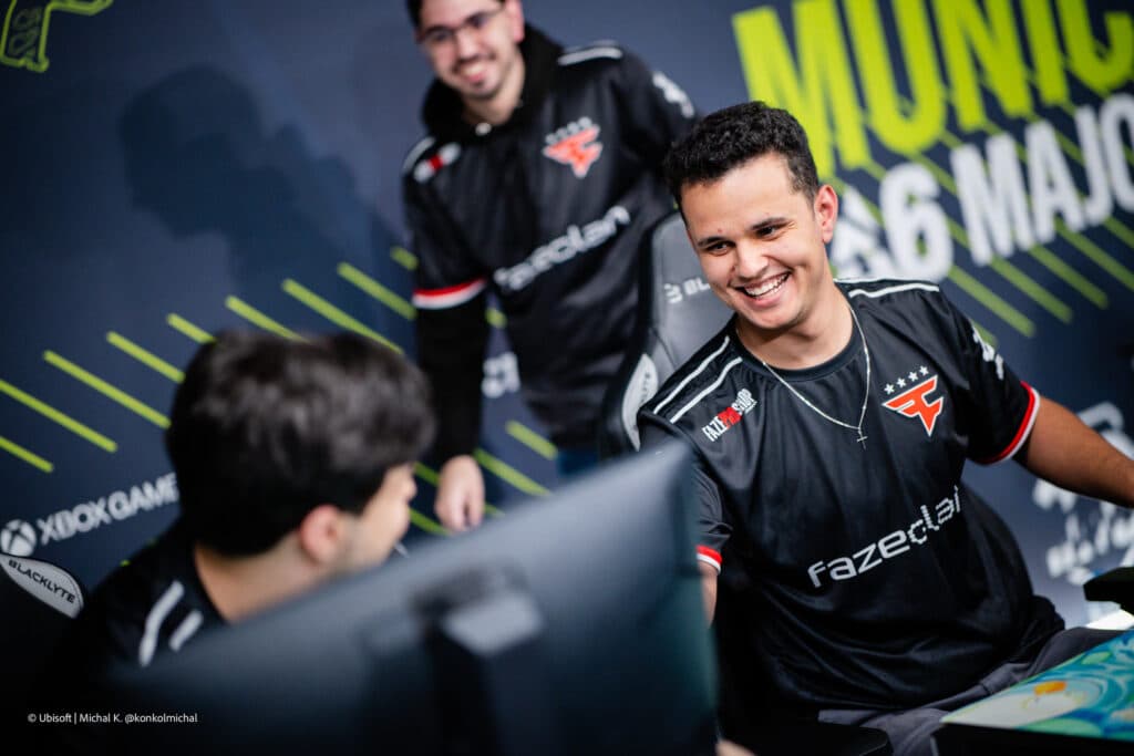 FaZe Clan at R6 Munich Major 2025 (Photo via Ubisoft | Michal Konkol)