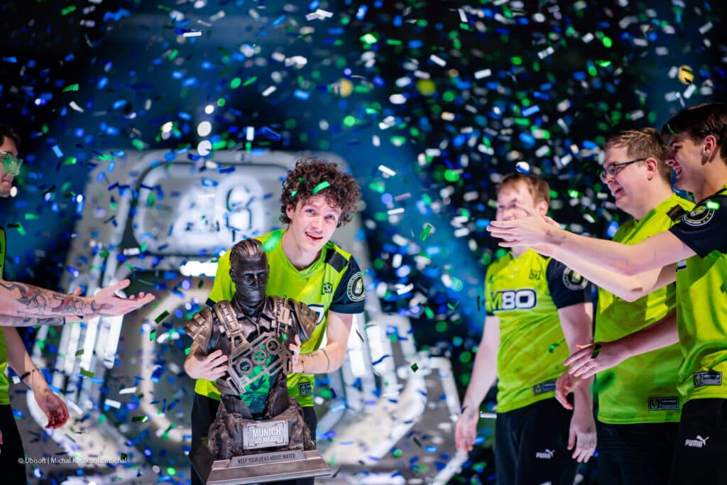 M80 are the R6 Munich Major 2025 Champions (Photo via Ubisoft | Michal Konkol)