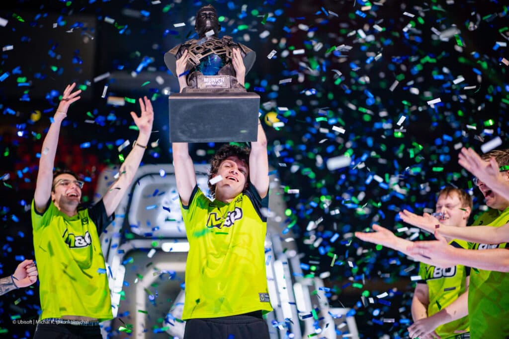 M80 win the R6 Major 2025 in Munich (Photo via Ubisoft | Michal Konkol)