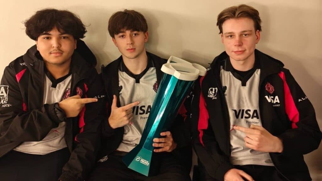 Rocket League M8 after winning Coupe de France Slash 2025 (Photo via <a href="https://x.com/OskiRL" target="_blank" rel="noreferrer noopener">Oski's X</a>)