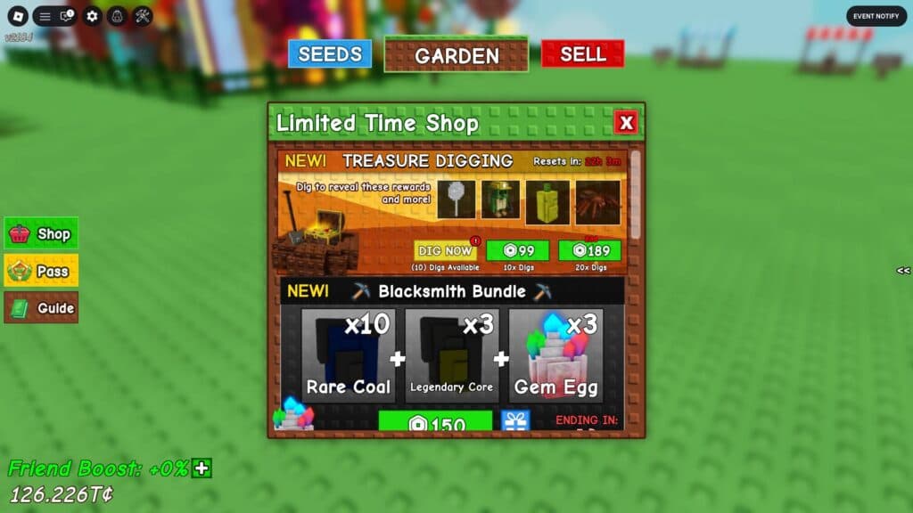 You can try the Treasure Digging mini-game here (Screenshot via esports.gg)