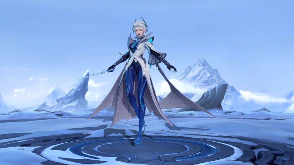 Eudora Revamp in-game model preview in the MLBB advanced server. (Screenshot via esports.gg)