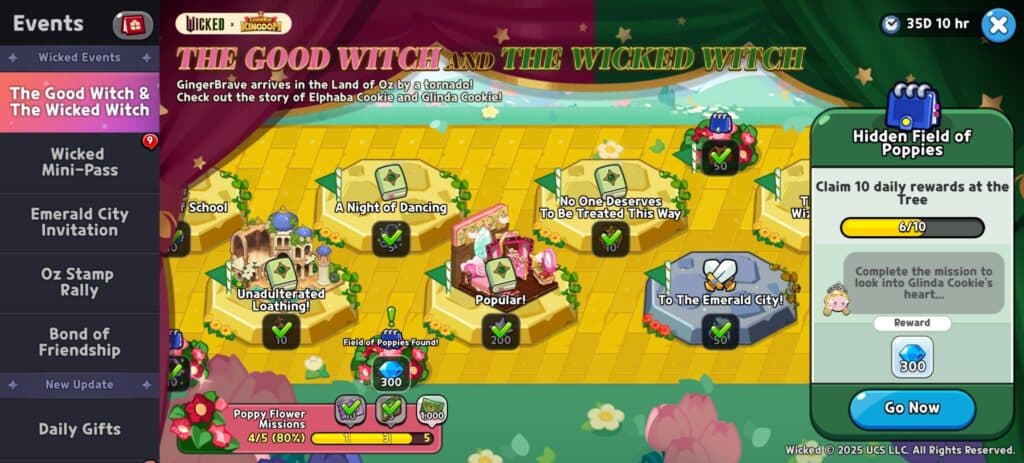 Go through the story and claim rewards along the way (Screenshot via esports.gg)