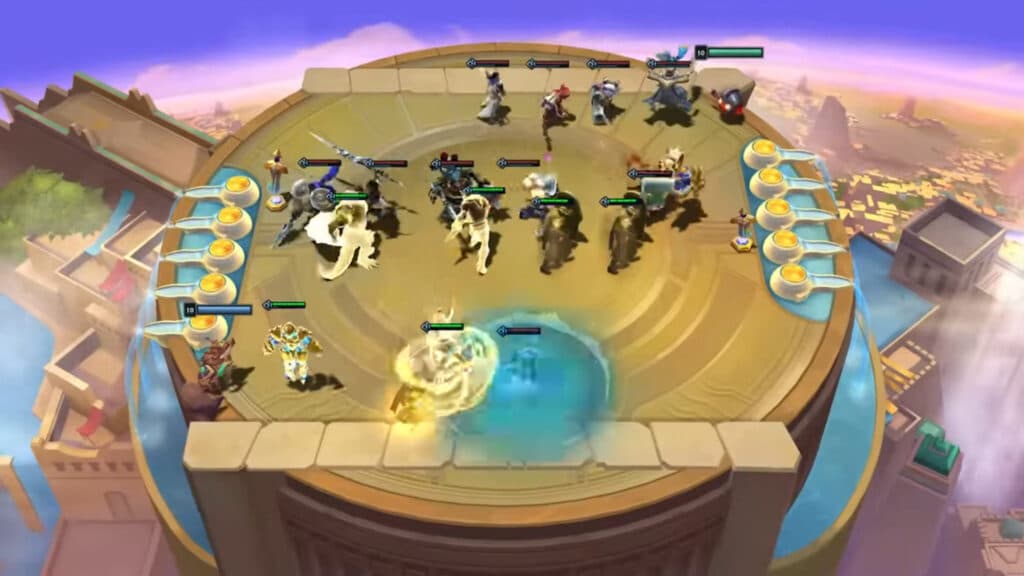 All four Shurima champions in TFT (Image via Riot Games)