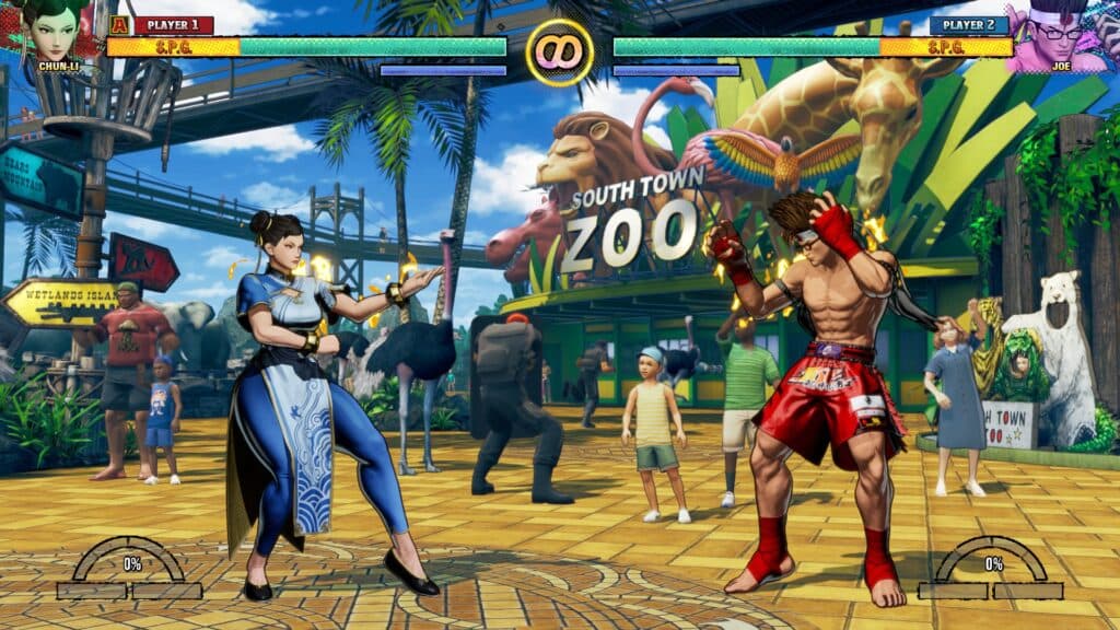 Chun-Li vs Joe Higashi (Image via esports.gg)