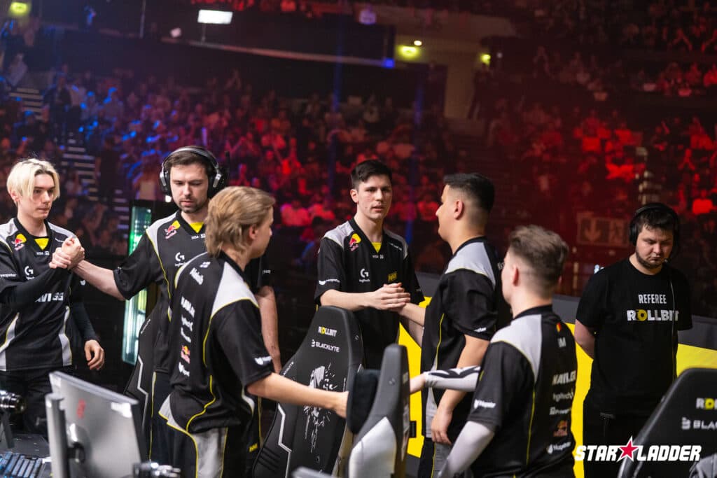 CS2 NAVI at the Budapest Major (Image via StarLadder)