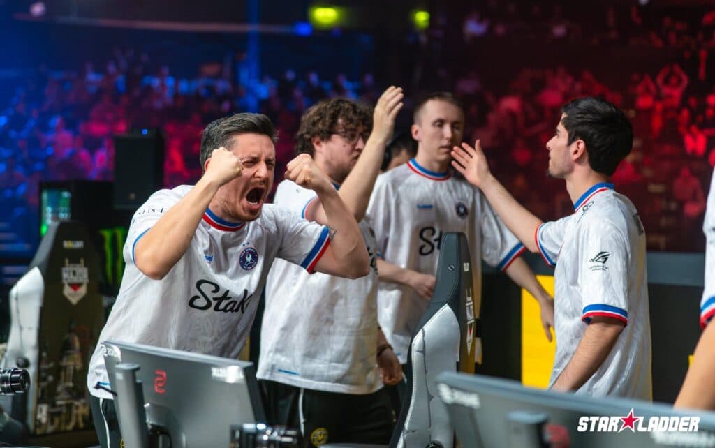 CS2 Team Vitality after winning the Budapest Major 2025 (Image via StarLadder)