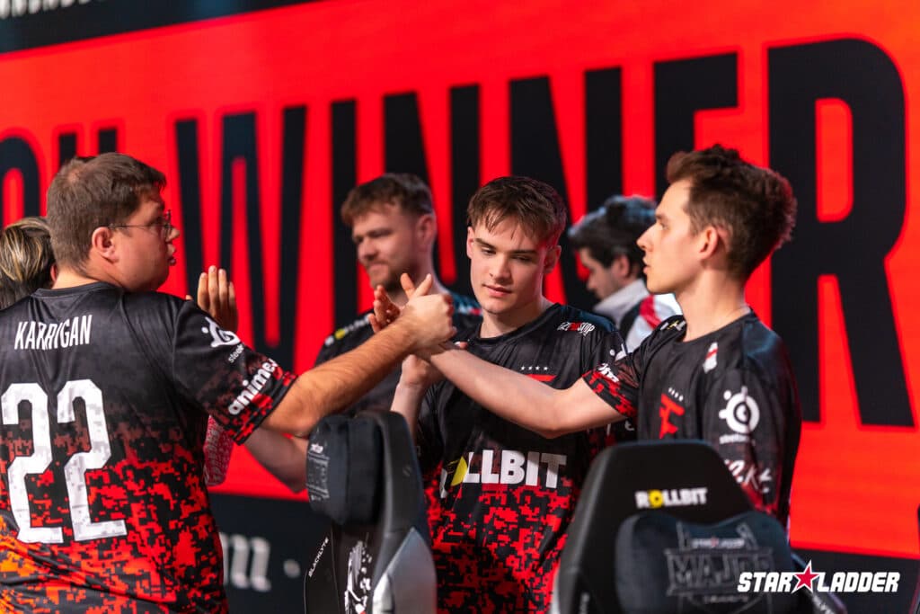 CS2 FaZe Clan at the Budapest Major (Image via StarLadder)