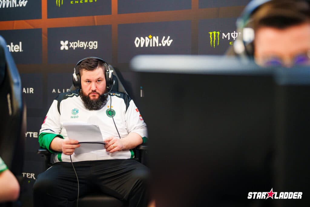 zonic, the coach of CS2 Team Falcons (Image via StarLadder)