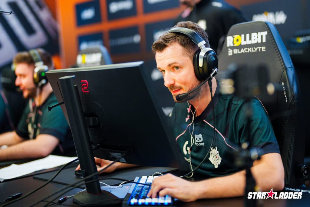 G2 in Stage 3 of the Major 2025 Budapest (Image via StarLadder)