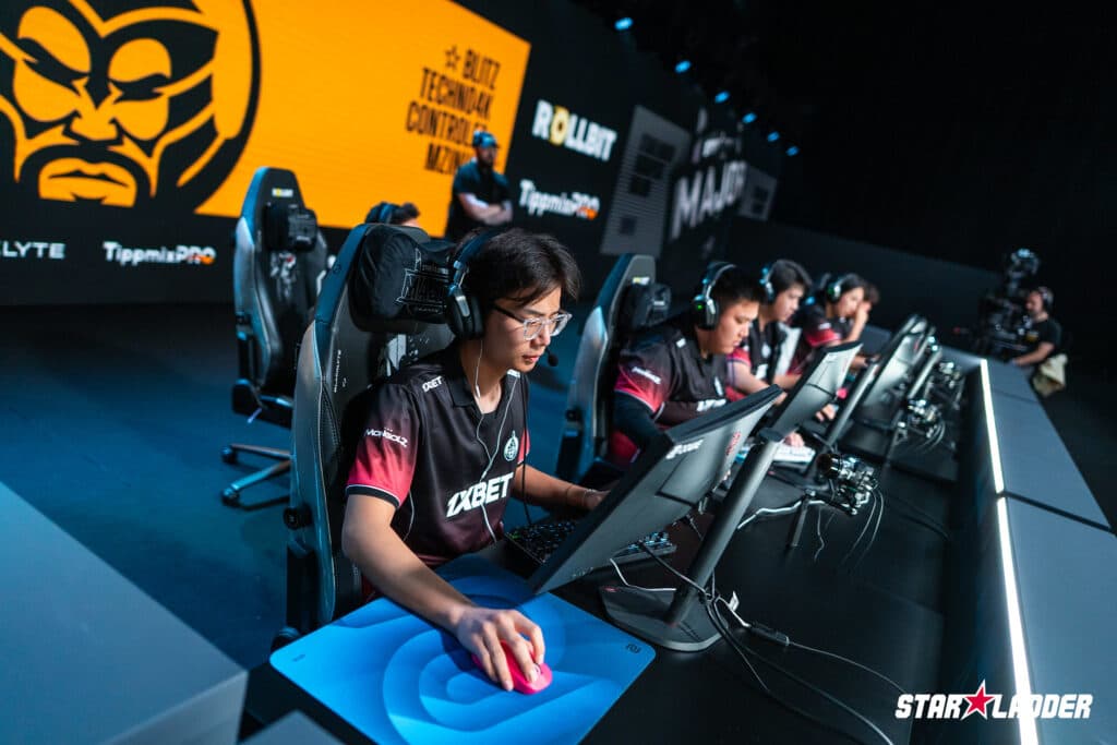 The MongolZ during the Major 2025 in Budapest (Image via StarLadder)