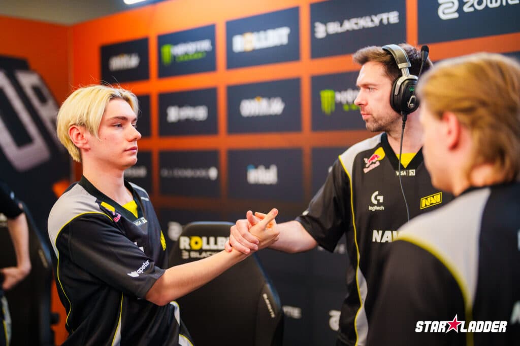 NAVI during Stage 3 of the Budapest Major 2025 (Image via StarLadder)