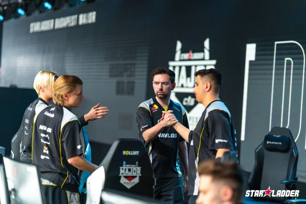NAVI at the Budapest Major Playoffs (Image via StarLadder)