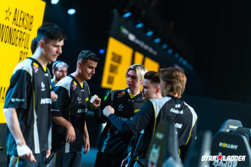 CS2 NAVI at the Budapest Major 2025 (Image via StarLadder)