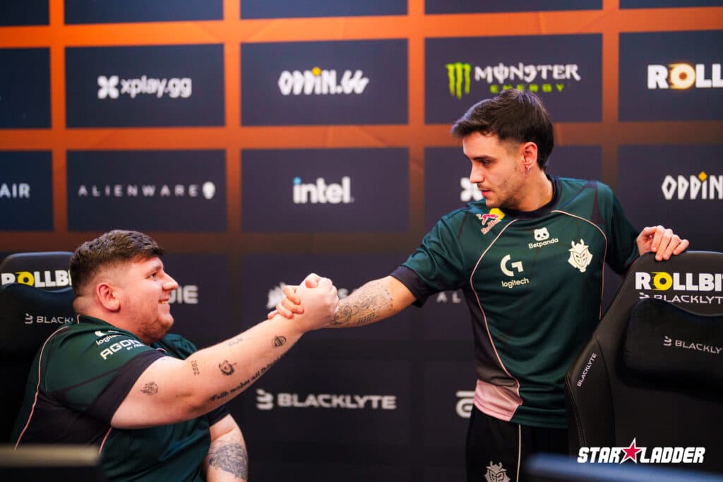G2 Esports | HeavyGod and SunPayus in Stage 3 of the CS2 Major 2025 Budapest (Image via StarLadder)