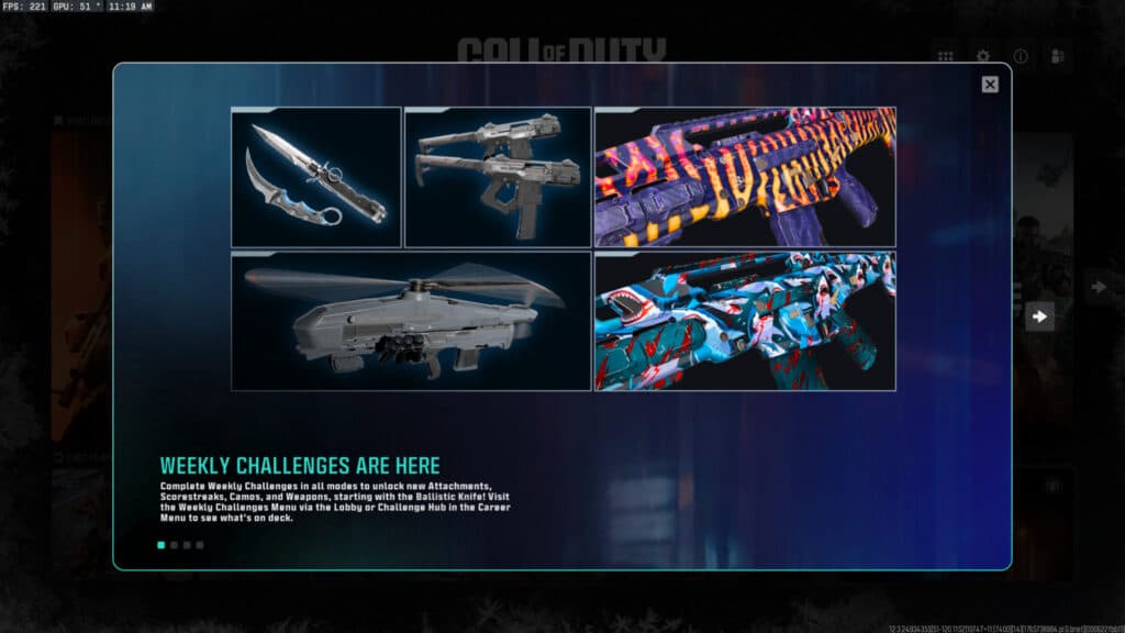 The Deadeye Drone is available through Weekly Challenges. Screenshot by esports.gg