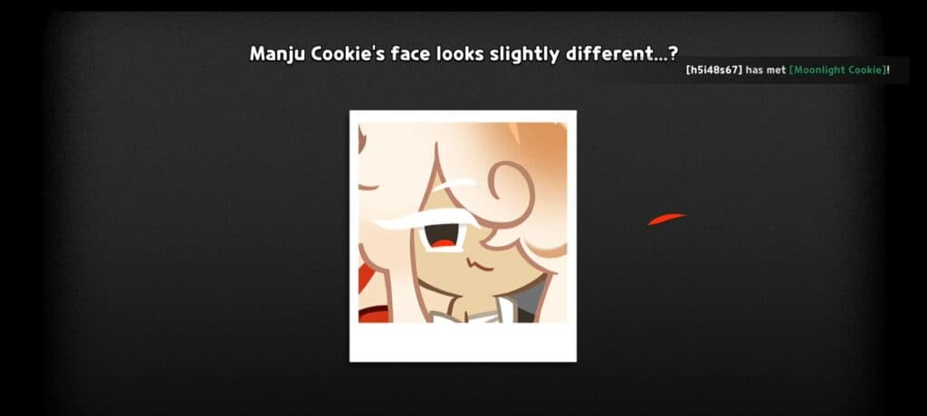 Drag the red line to Manju Cookie's eyebrow (Screenshot via esports.gg)