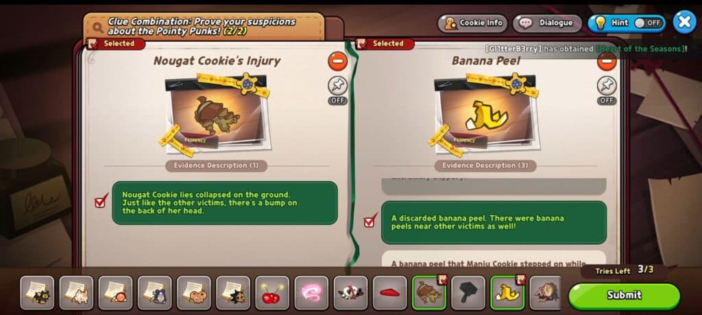 Combine evidence to prove a case (Screenshot via esports.gg)